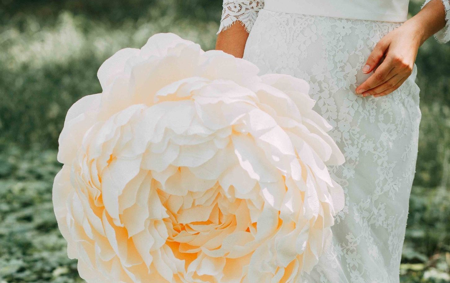 Wedding Dress with flower